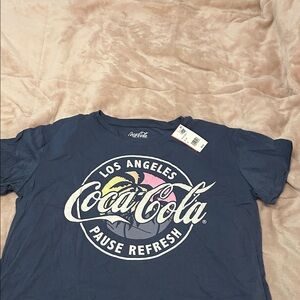Coca Cola Kids Navy Graphic Tee